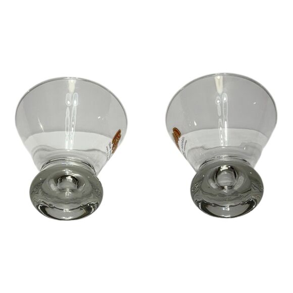 Set of 2 Kahlua Liqueur 6 oz Cocktail Glasses "The Everyday Exotic" 3-3/4" Tall - Picture 5 of 12